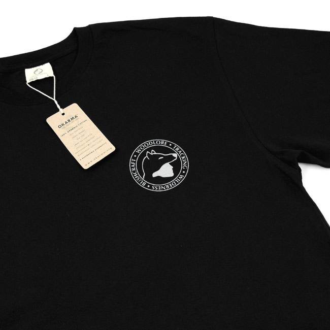 Woodlore Organic Cotton T-shirt - Black (Click for full size)