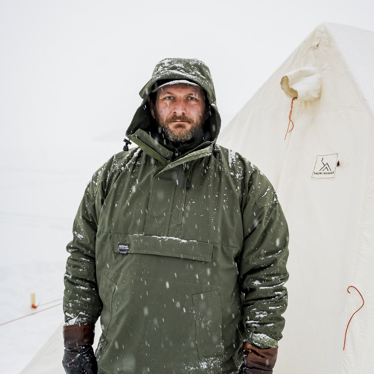 Hilltrek Braemar Hybrid Smock - Olive