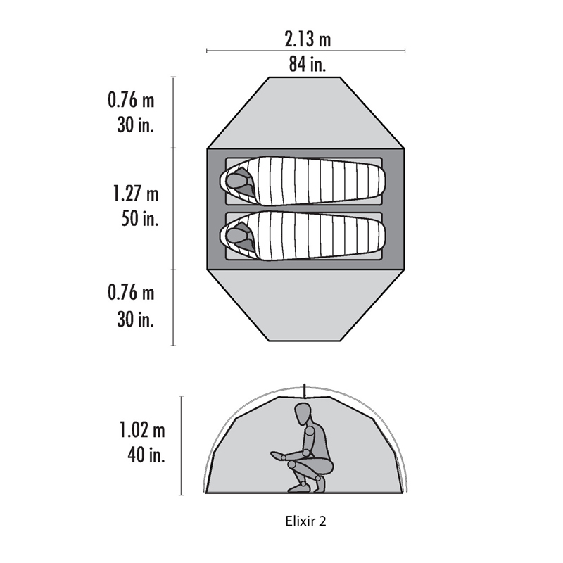 MSR Elixir 2 Backpacking Tent