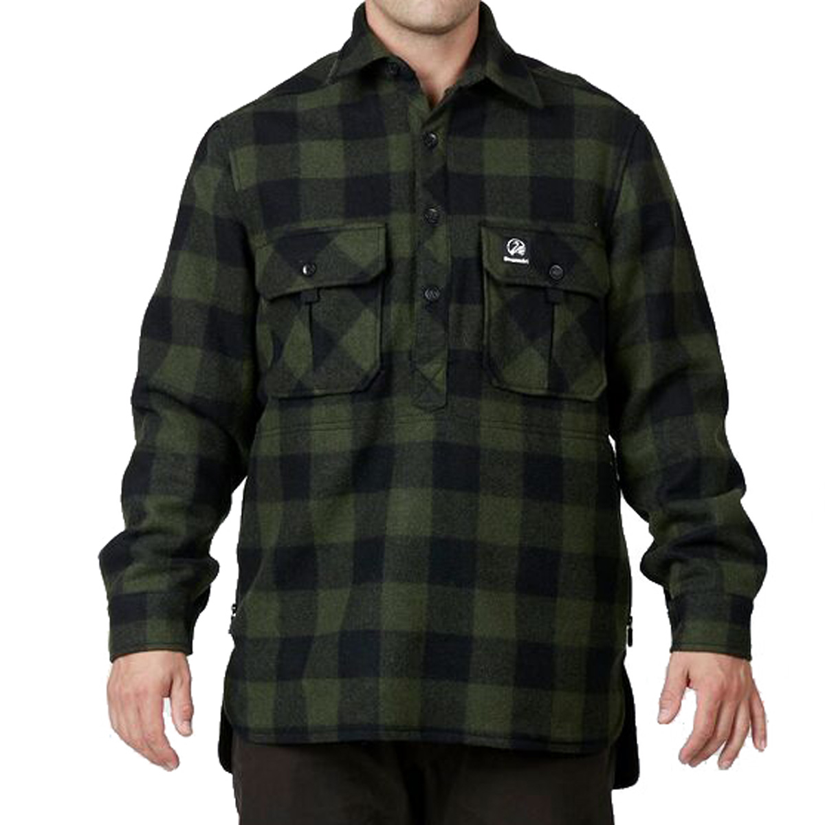 Swanndri Ranger Xtreme Wool Shirt Olive Black Check