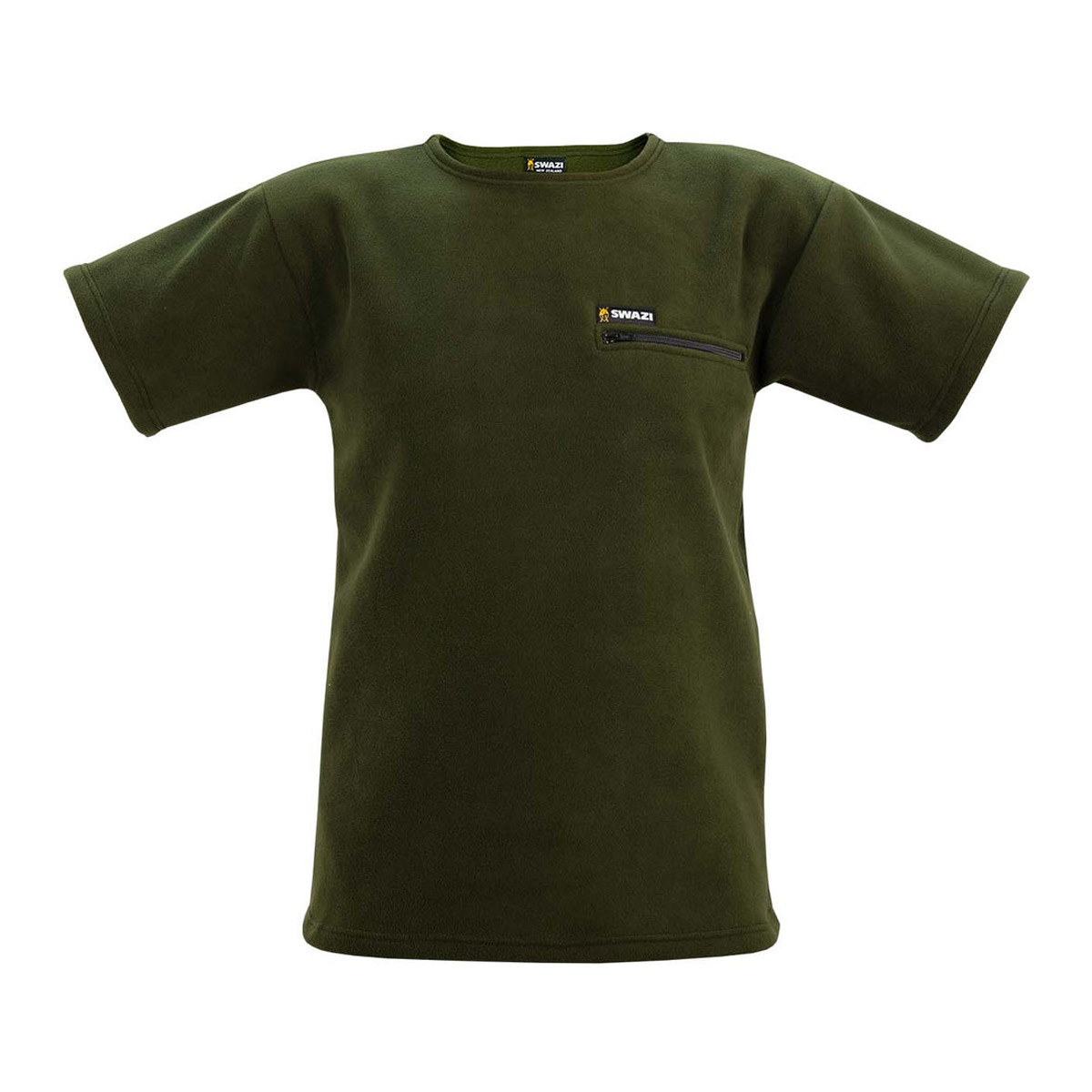 Swazi Bushman's Tee with Pocket - Olive