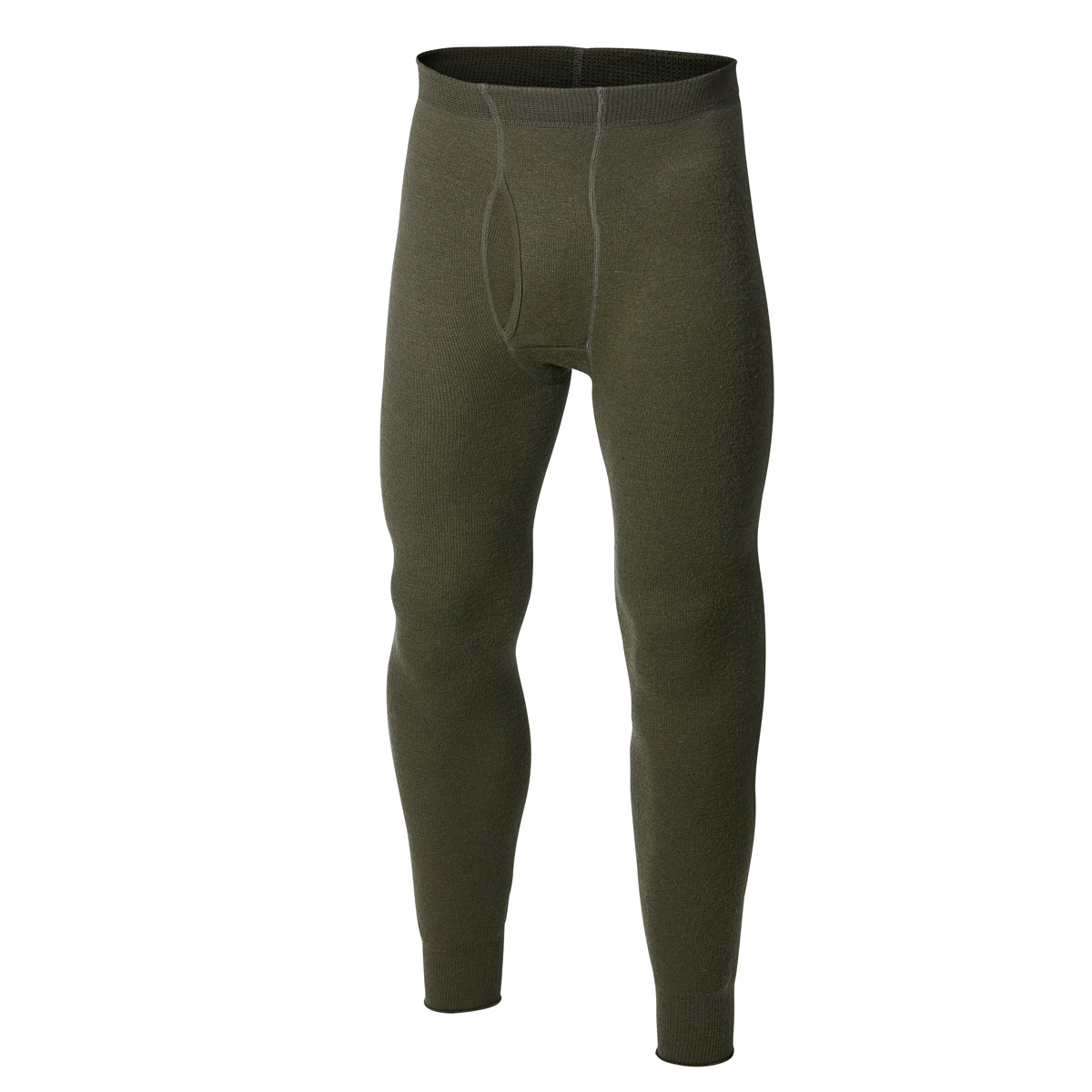 Woolpower Ullfrotte Original Long Johns with Fly - 200g - Green