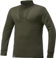 Woolpower Ullfrotte Original Zip Turtleneck - 400g - Pine Green