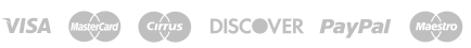 Pay with confidence - we accept all major credit/debit cards and PayPal™